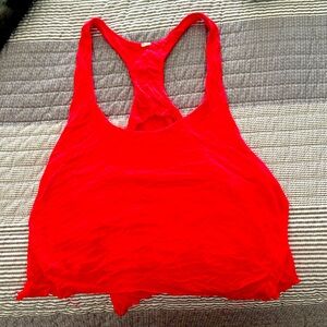 Sporty loose fitting alo workout tank